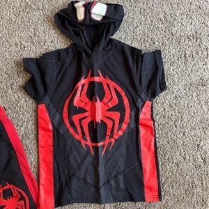 Marvel Black and Red Kids Spider-Man Matching Set